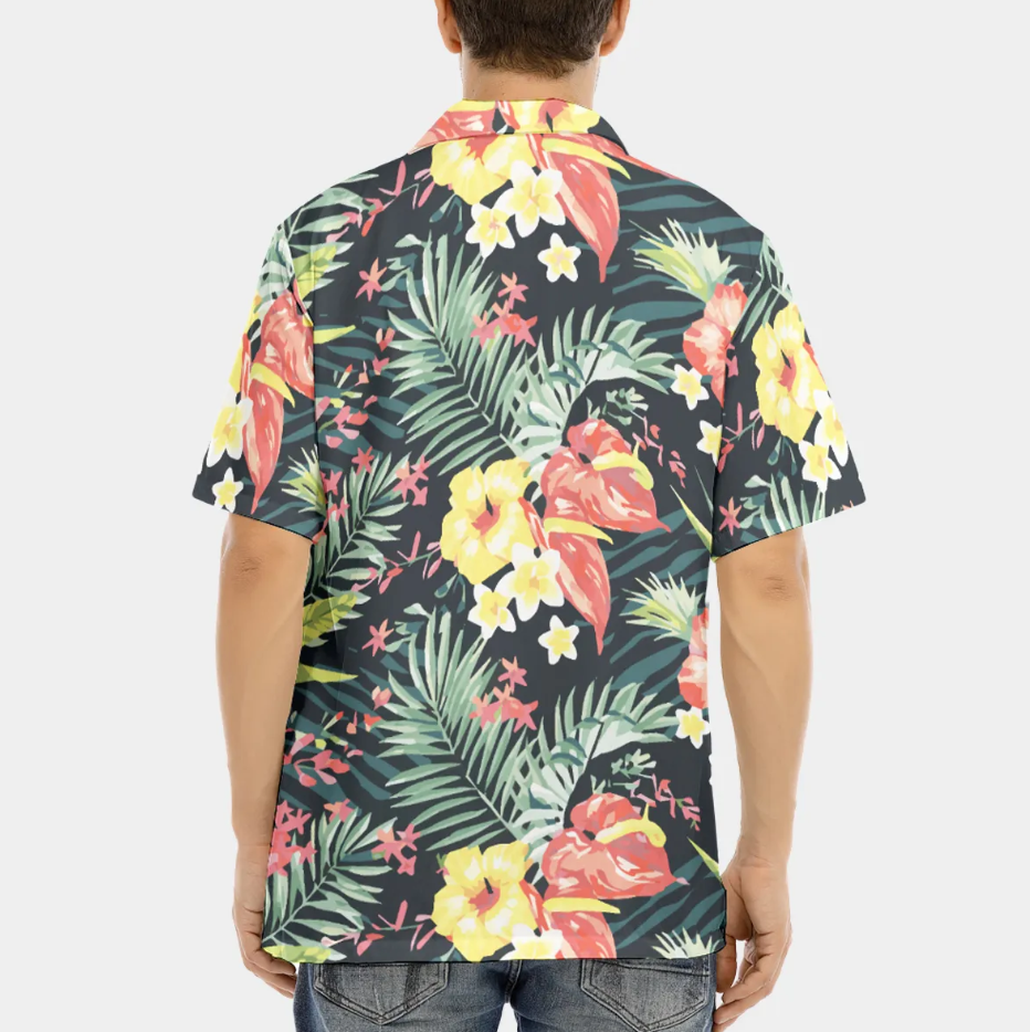 Classic  Mens Hawaiian Summer  Shirt